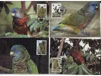 Κάρτες μέγιστο (KM) WWF Parrot 1987 Sv. Λουκία
