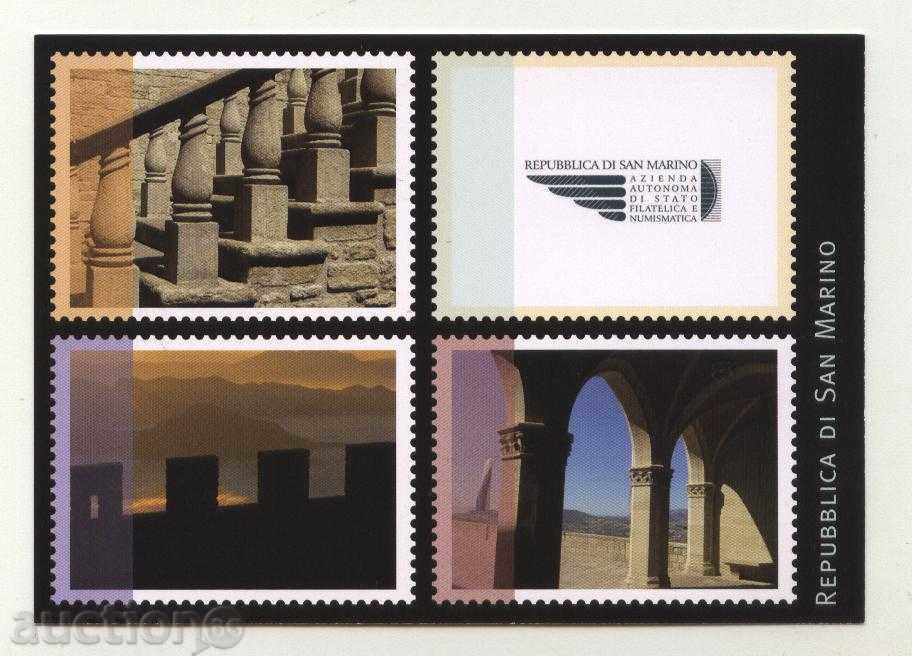 Пощенска картичка Филателия и нумизматика от Сан Марино