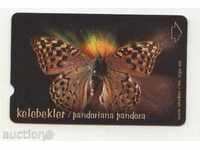 Phonecards Butterfly 2002 from Turkey