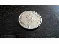 Coin - Greece - 5 Drachmas | 1984.