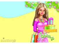 Carte de colorat - Barbie 1