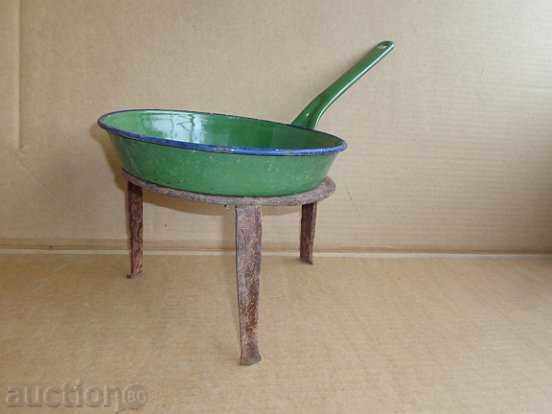 An old forged sack, fireplace, grill, wrought iron - 7