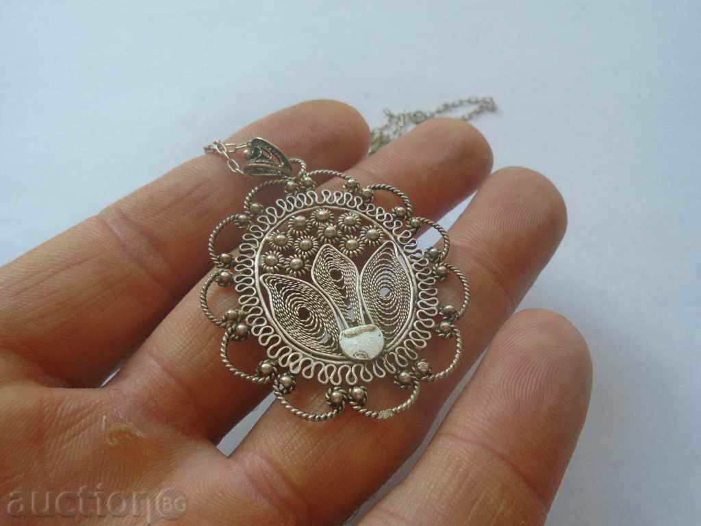 Auction SILVER OLIVE SILVER COLOR, MEDALON / FILIGRANE Auction SILVER OLIVE SILVER COLOR, MEDALON / FILIGRANE