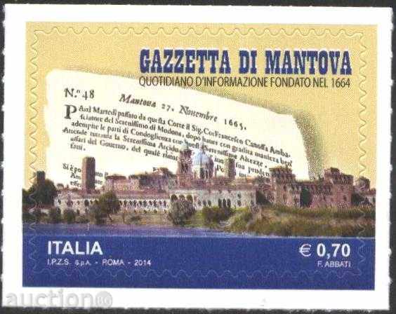 Καθαρό σήμα εφημερίδα Μάντοβα, Ιταλία 2014
