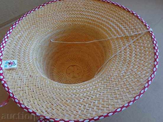 Branded women's straw hat, cape, bombe - 5 Branded women's straw hat, cape, bombe - 5