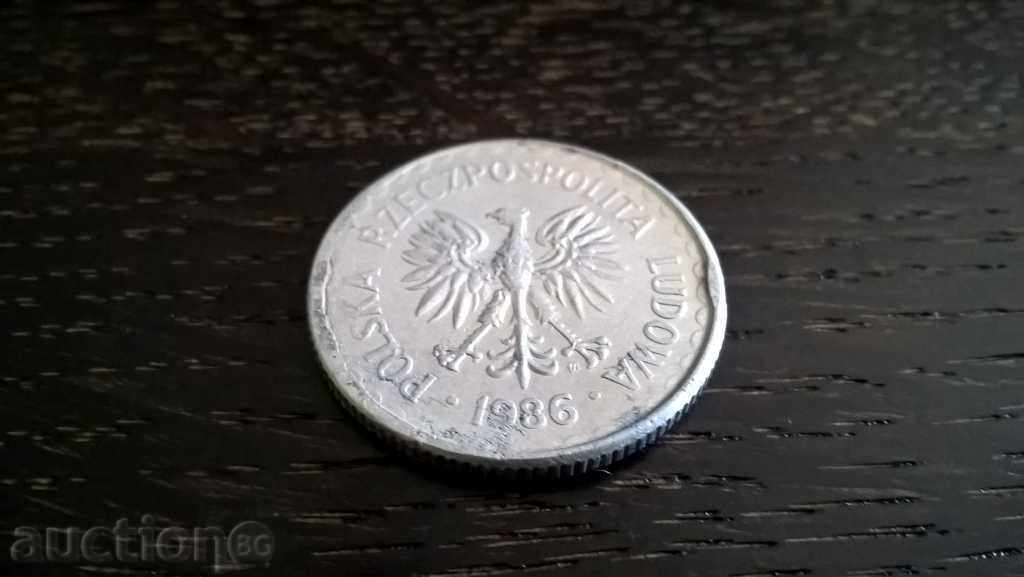 Delivery of Coin - Poland - 1 zlot. | 1986 Delivery of Coin - Poland - 1 zlot. | 1986