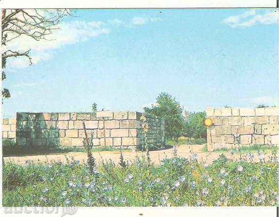 Καρτ ποστάλ Βουλγαρία Pliska ανατολικό λιμάνι εσωτ. φρούριο *