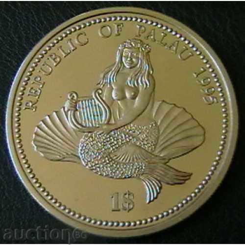 1 долар 1995, Палау