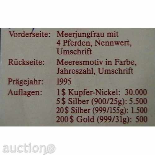 Δημοπρασία $ 1 1995 (50 ετών ΟΗΕ), Παλάου Δημοπρασία $ 1 1995 (50 ετών ΟΗΕ), Παλάου