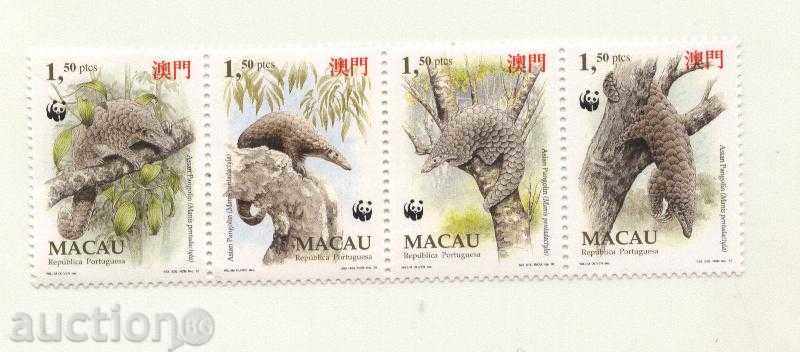 Чисти марки WWF 1997 от Макао