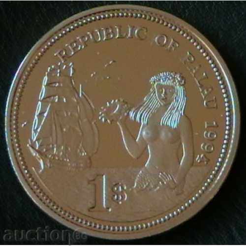 1 dollar 1994, Palau