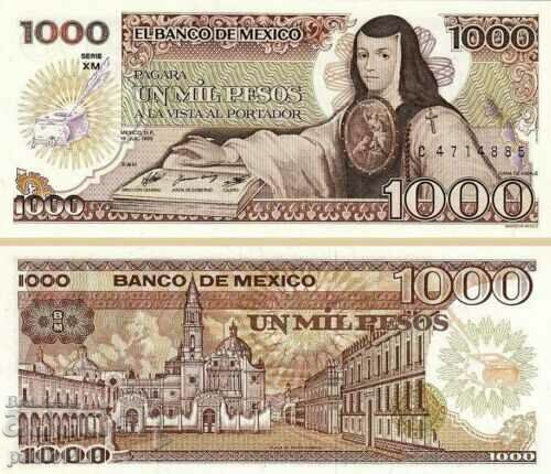 1000 Mexican pesos 1985 1000 Mexican pesos 1985