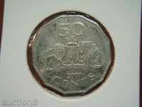 50 de cenți 2001 Swaziland - Unc
