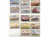 Клеймовани марки Кораби 1984 от  Сао Томе и Принсипи