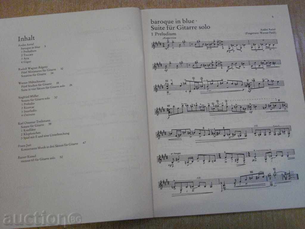Book "Zeitgenössische Gitarrenmusik - Heft 2" - 62 pages with price 15.00 BGN | € 7.67 Book "Zeitgenössische Gitarrenmusik - Heft 2" - 62 pages with price 15.00 BGN | € 7.67