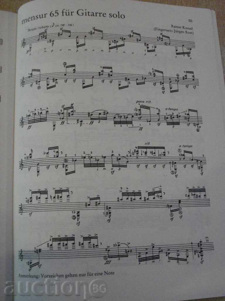 Book "Zeitgenössische Gitarrenmusik - Heft 2" - 62 pages - 5 Book "Zeitgenössische Gitarrenmusik - Heft 2" - 62 pages - 5