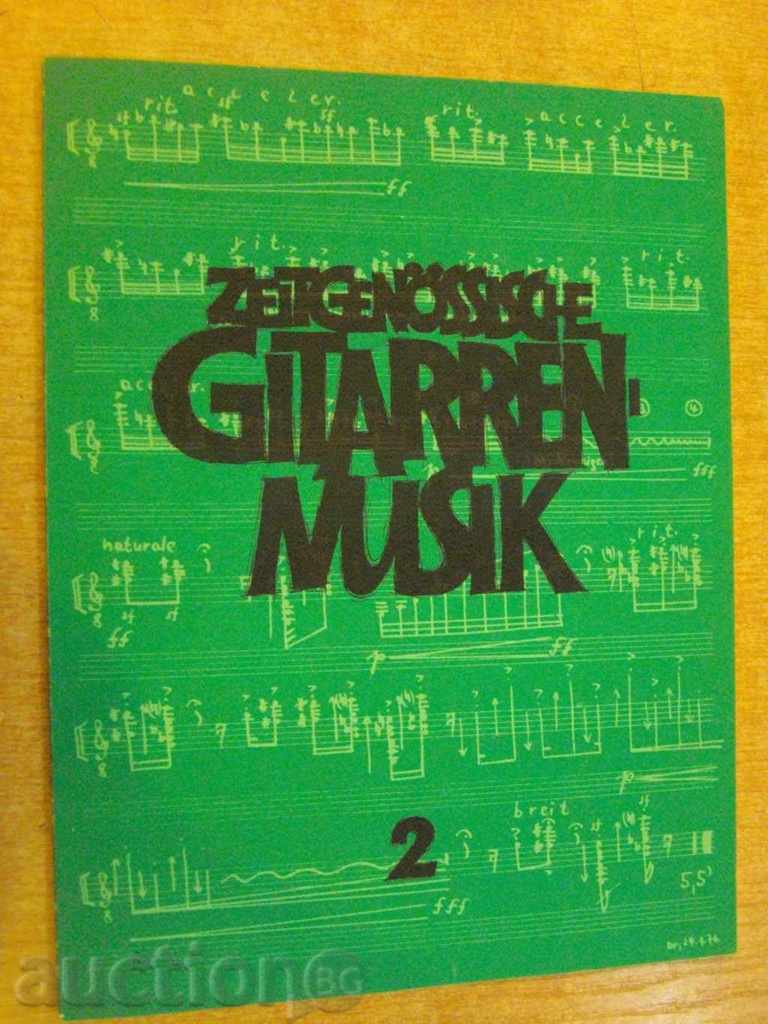 Book "Zeitgenössische Gitarrenmusik - Heft 2" - 62 pages