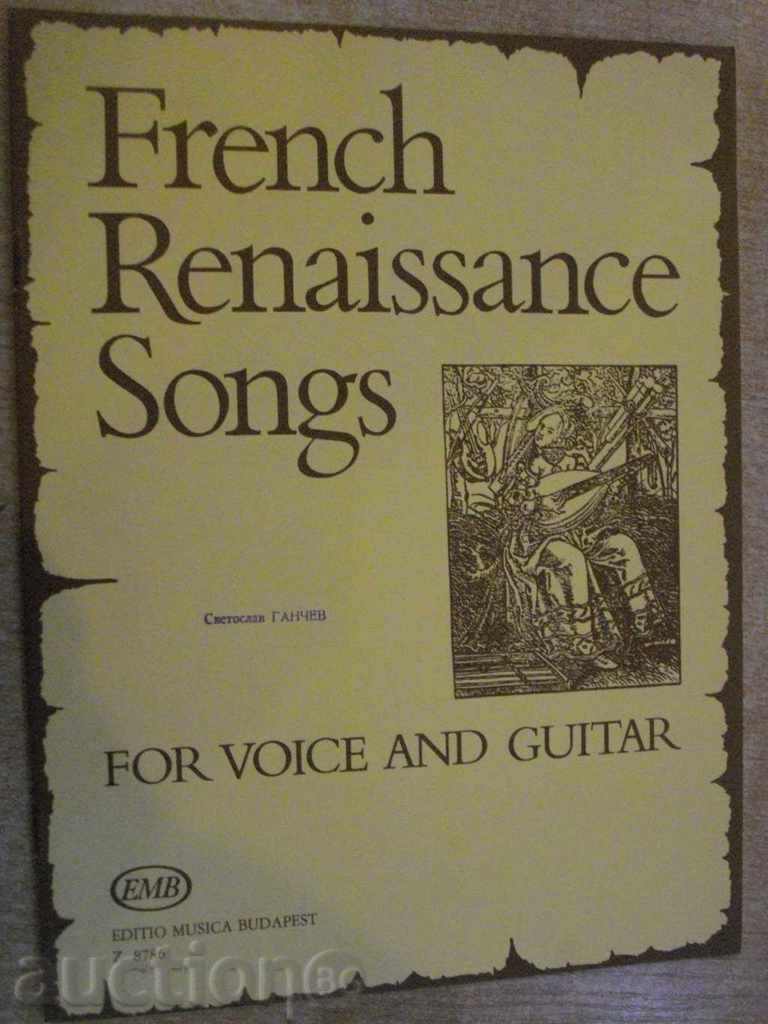 Book „Renasterii franceze Cântece pentru voce și chitară“ -28str