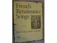 Book "French Renaissance Songs for voice and guitar" -28p