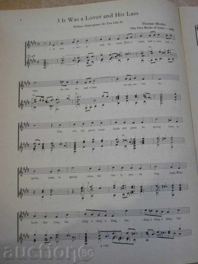 Auction Book "English Renaissance Songs for Voice and Guitar" -28p Auction Book "English Renaissance Songs for Voice and Guitar" -28p