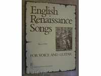 Book "English Renaissance Songs for Voice and Guitar" -28p