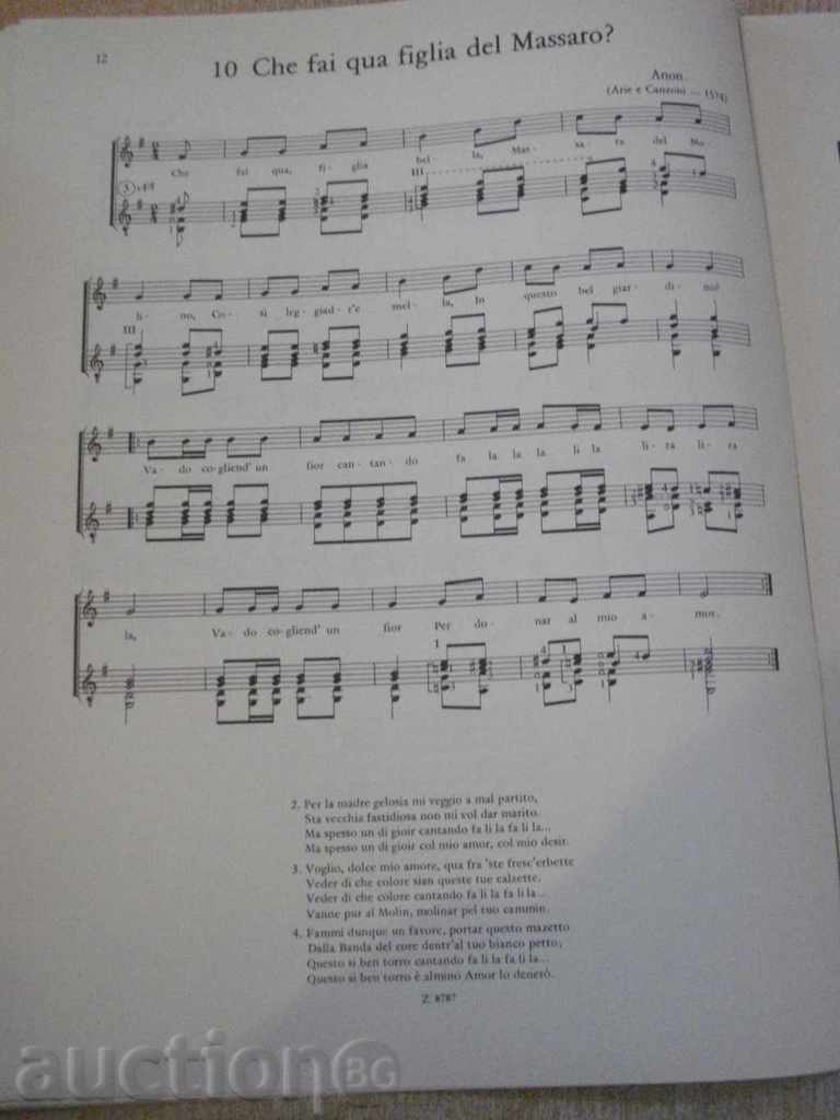 Delivery of Book "Italian Renaissance Songs for voice and guitar" -32p Delivery of Book "Italian Renaissance Songs for voice and guitar" -32p