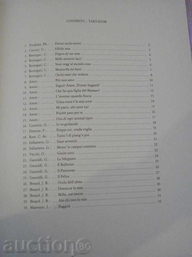 Book "Italian Renaissance Songs for voice and guitar" -32p - 5 Book "Italian Renaissance Songs for voice and guitar" -32p - 5