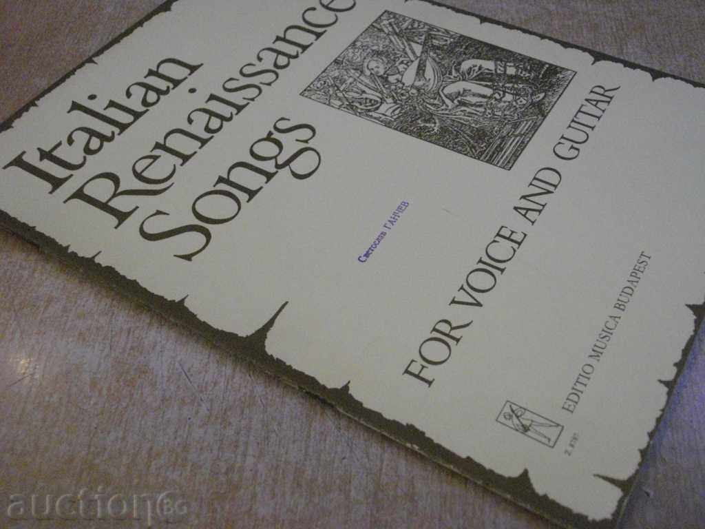 Book "Italian Renaissance Songs for voice and guitar" -32p - 7 Book "Italian Renaissance Songs for voice and guitar" -32p - 7