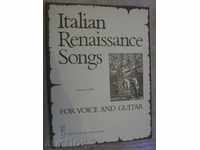 Book "Italian Renaissance Songs for voice and guitar" -32p