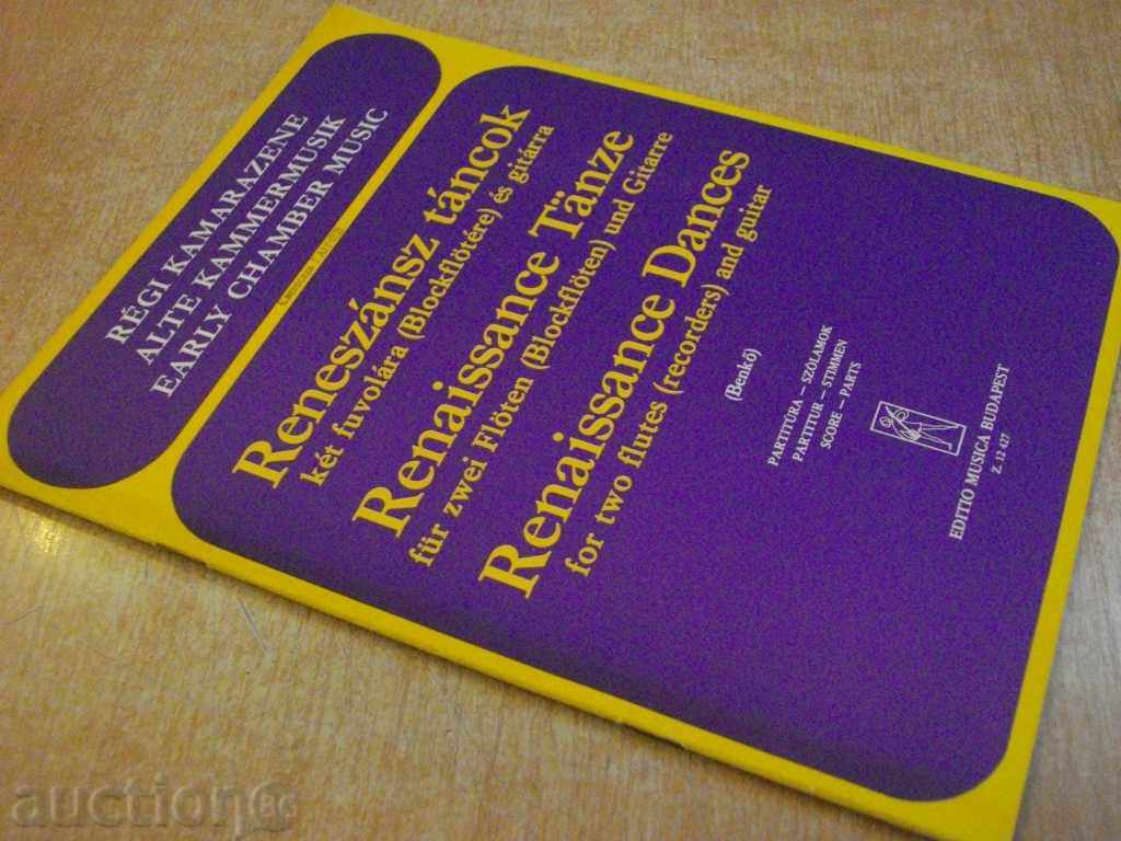 Book "Reneszánsz táncok két fuvolára és gitárra-Benkő" -24t - 7 Book "Reneszánsz táncok két fuvolára és gitárra-Benkő" -24t - 7