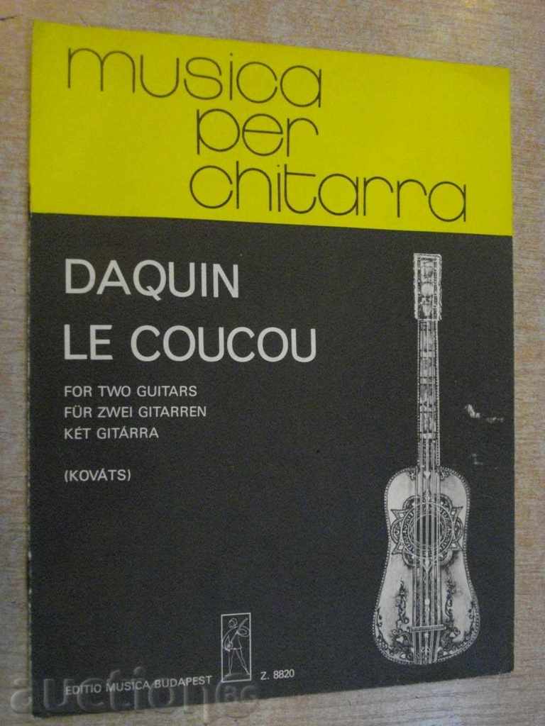 Book "DAQUIN LE coucou Ket GITÁRRA-Kovats Barna" -6str