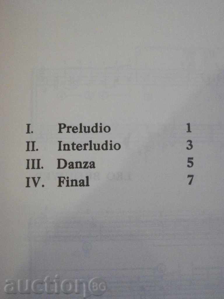 Auction Book "MUSICA INCIDENTAL CAMPESINA-DOS GUITARRAS-BROUWER" 9pp Auction Book "MUSICA INCIDENTAL CAMPESINA-DOS GUITARRAS-BROUWER" 9pp