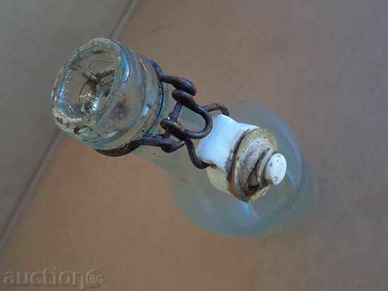 Delivery of An old bottle of carbonated water bottle Delivery of An old bottle of carbonated water bottle