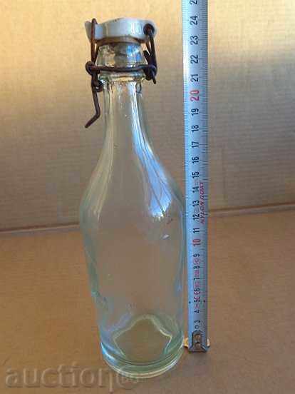 An old bottle of carbonated water bottle An old bottle of carbonated water bottle