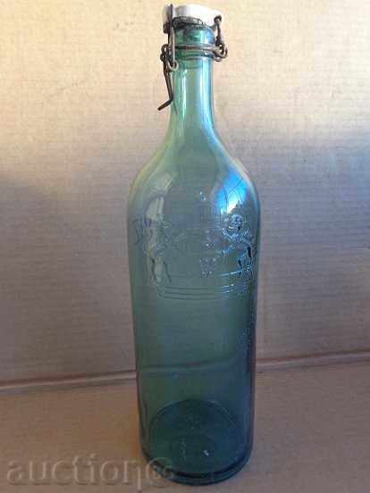 Old Hungarian bottle of carbonated water bottle of coat of arms