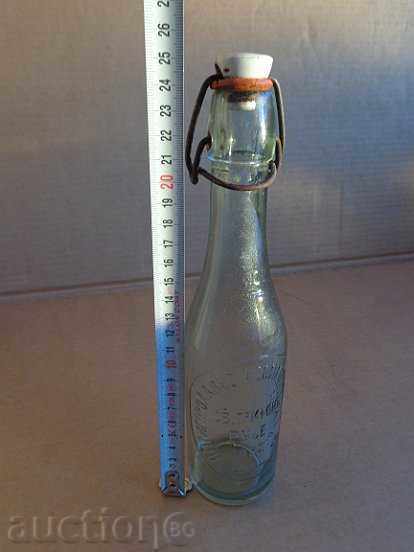 Стара лимонадена бутилка Свети Трифон Русе 1932год  шише