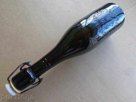 Old beer bottle, beer bottle with cork, LARGE 0.6 ML 1931 - 5 Old beer bottle, beer bottle with cork, LARGE 0.6 ML 1931 - 5