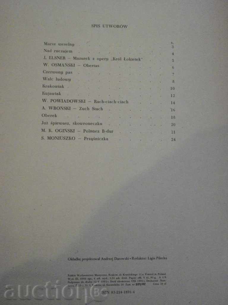 The book "Melodie swojskie - zeszyt III" - 26 p. - 6 The book "Melodie swojskie - zeszyt III" - 26 p. - 6