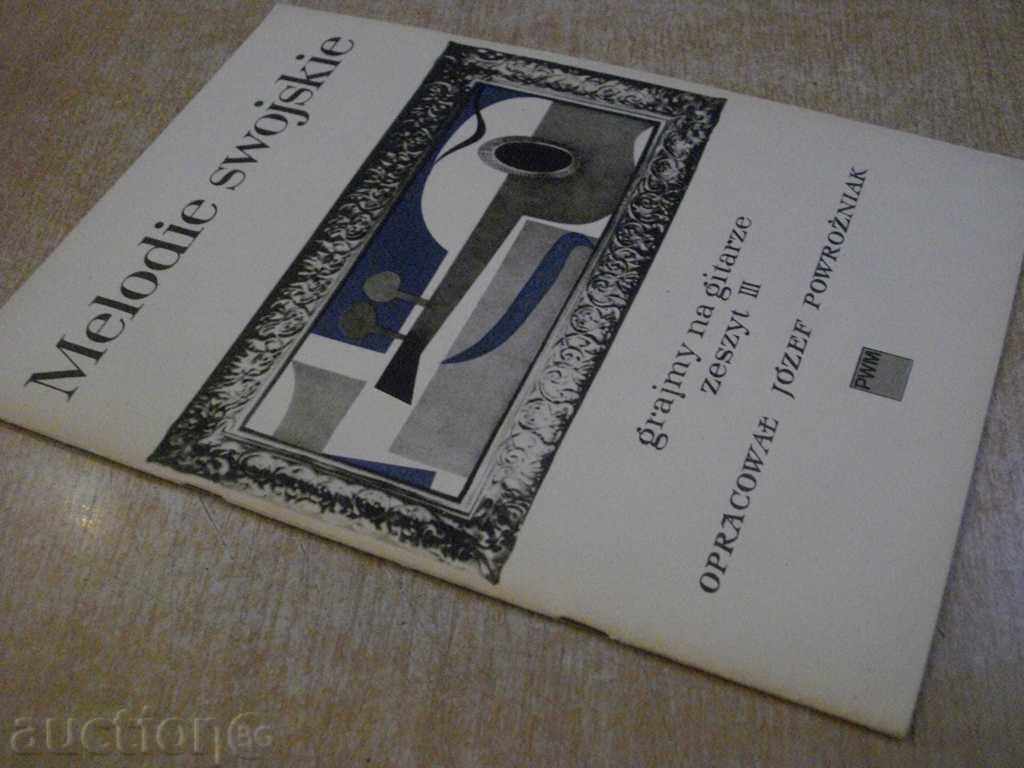 The book "Melodie swojskie - zeszyt III" - 26 p. - 7 The book "Melodie swojskie - zeszyt III" - 26 p. - 7