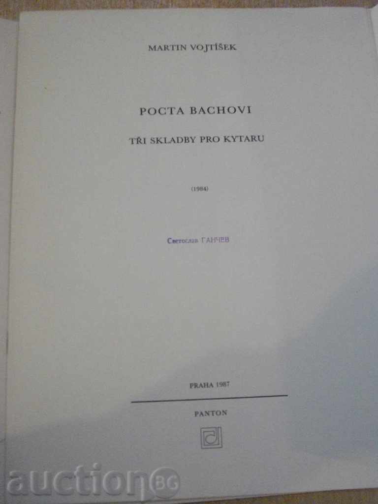 Book "TŘI SKLADBY PRO KYTARU - MARTN VOJTÍŠEK" - 8 p. with price 8.00 BGN | € 4.09 Book "TŘI SKLADBY PRO KYTARU - MARTN VOJTÍŠEK" - 8 p. with price 8.00 BGN | € 4.09
