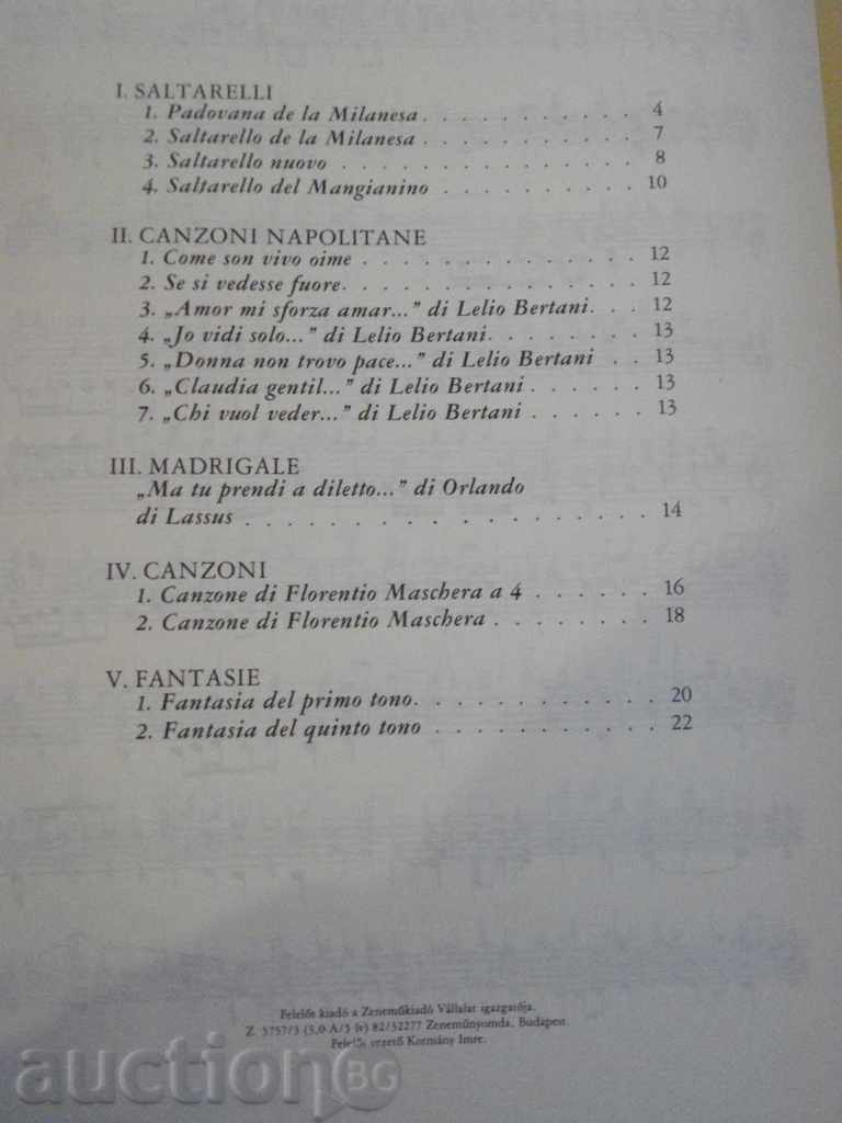 The book "SALTARELLI, CANZONI E FANTASIE per chitarra" - 24 p. - 6 The book "SALTARELLI, CANZONI E FANTASIE per chitarra" - 24 p. - 6