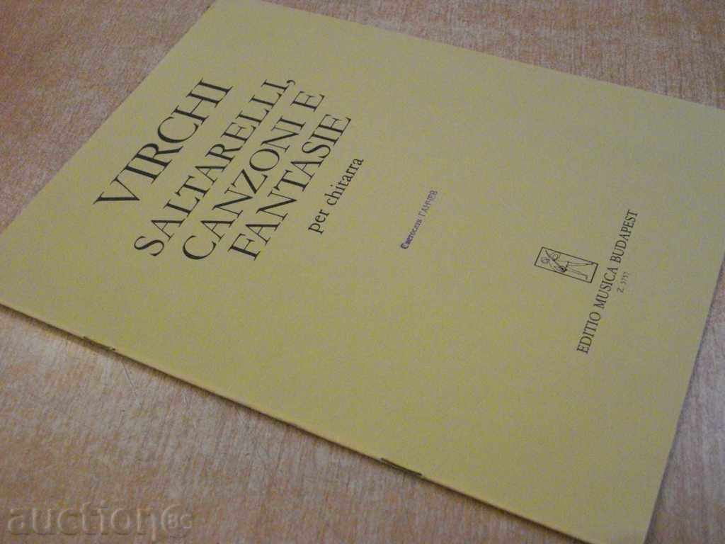 The book "SALTARELLI, CANZONI E FANTASIE per chitarra" - 24 p. - 7 The book "SALTARELLI, CANZONI E FANTASIE per chitarra" - 24 p. - 7
