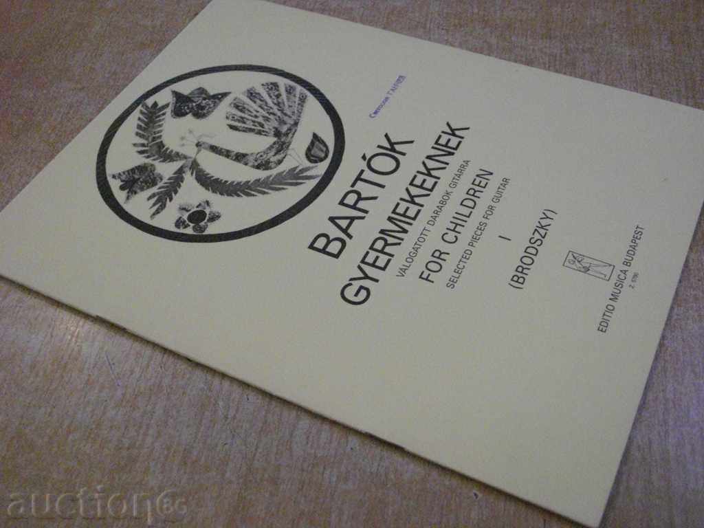 Book "GYERMEKEKNEK VÁLOGATOTT DARABOK GITÁRRA-BARTÓK" -24pp - 7 Book "GYERMEKEKNEK VÁLOGATOTT DARABOK GITÁRRA-BARTÓK" -24pp - 7