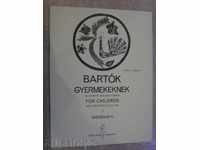 Book "GYERMEKEKNEK VÁLOGATOTT DARABOK GITÁRRA-BARTÓK" -24pp