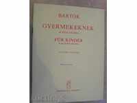 Book "GYERMEKEKNEK-60 TÉTEL-GITÁRRA ÁTÍRTA-BARTÓK" -48str.