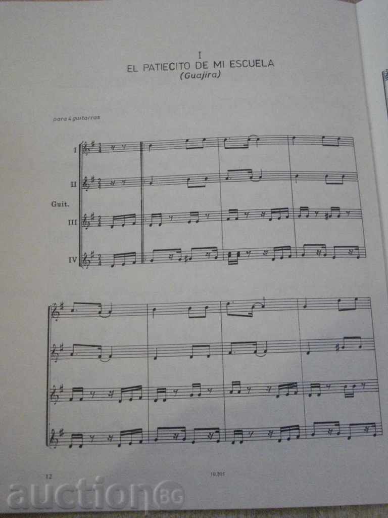 Book "PIEZAS PARA 2,3 y 4 GUITARRAS-Rafael Inciarte" -20p. - 5