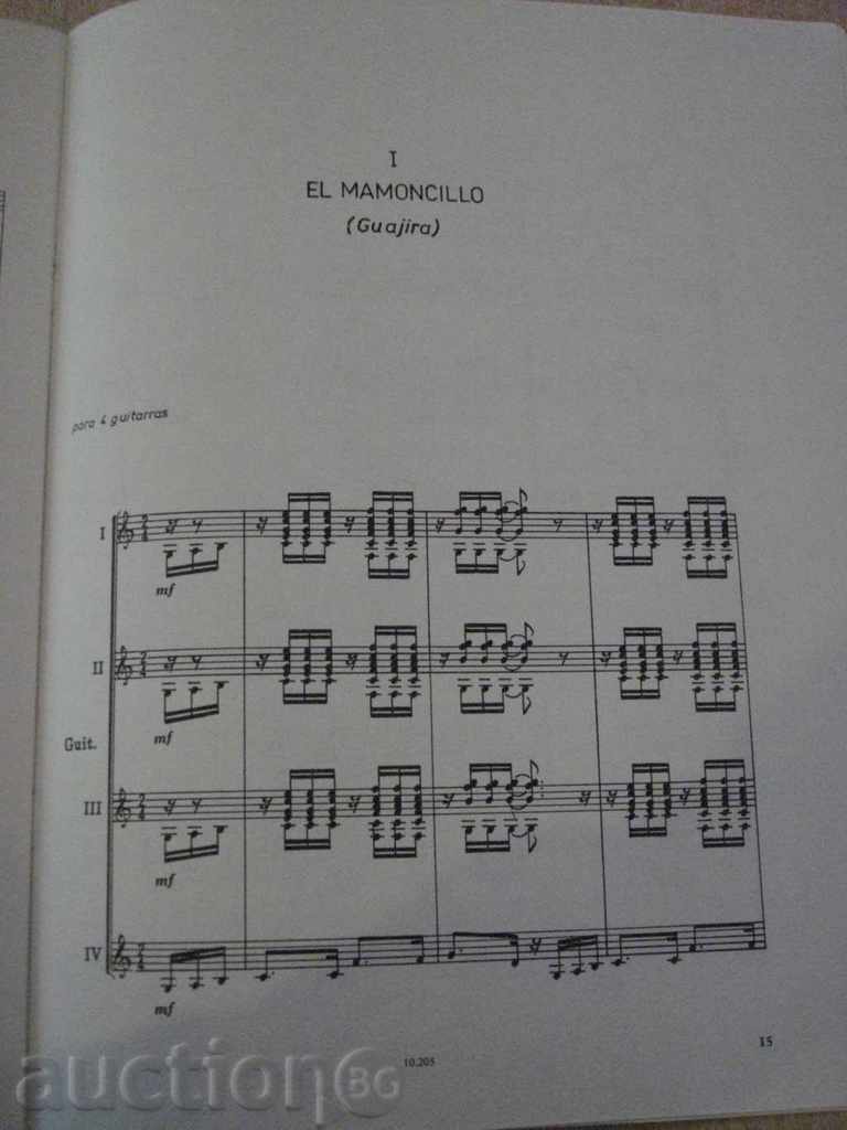 Book "PIEZAS PARA 2,3 y 4 GUITARRAS-Rafael Inciarte" -20p. - 6
