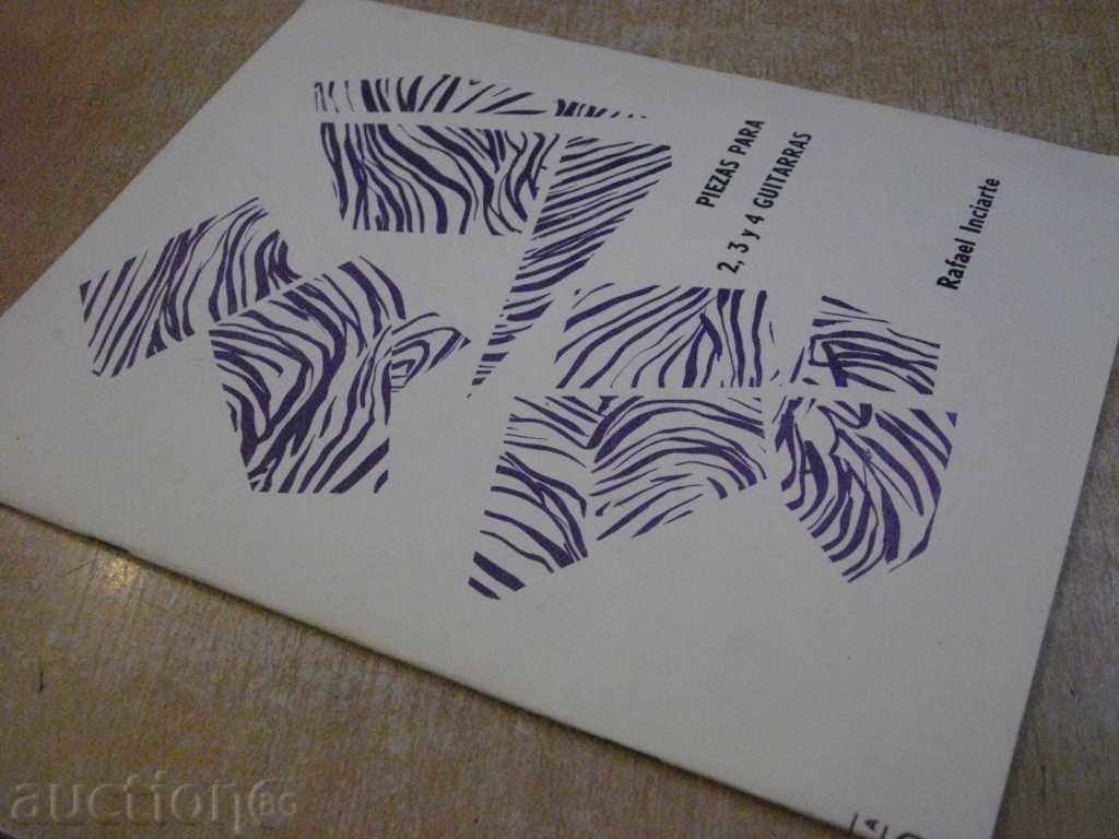 Book "PIEZAS PARA 2,3 y 4 GUITARRAS-Rafael Inciarte" -20p. - 7