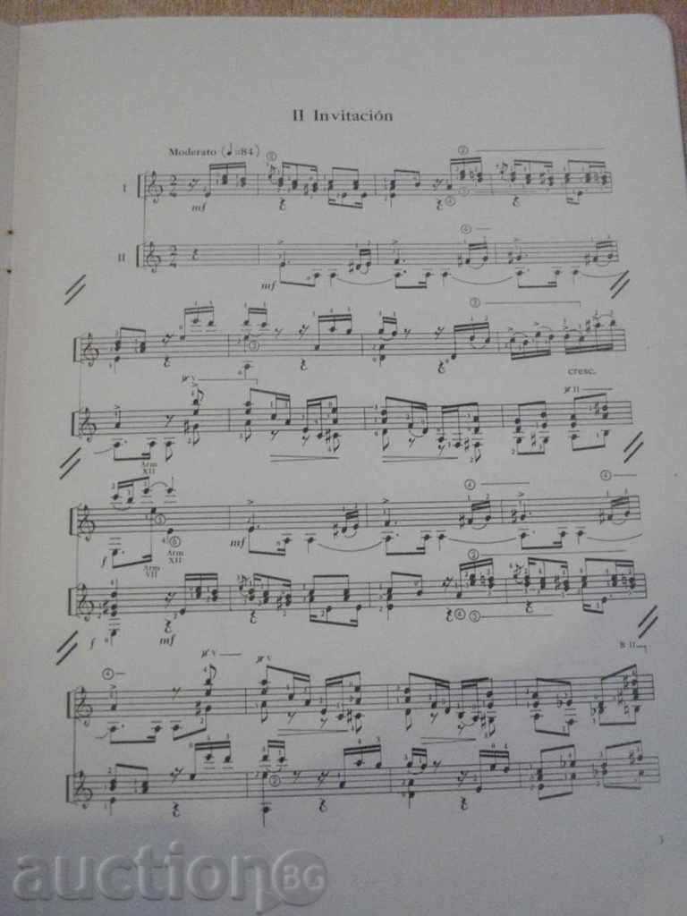 Delivery of Book "OCHO DANZAS - DOS GUITARRAS - I.Cervantes" - 16 pages Delivery of Book "OCHO DANZAS - DOS GUITARRAS - I.Cervantes" - 16 pages