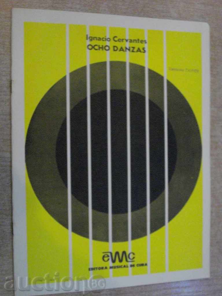 Carte "OCHO Danzas - DOS GUITARRAS - I.Cervantes" - 16 p.